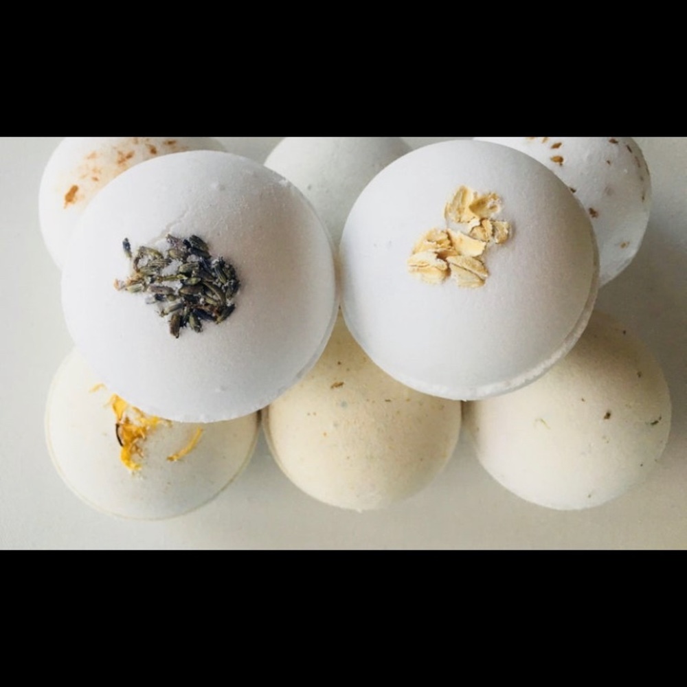 handmade vegan bath bombs
